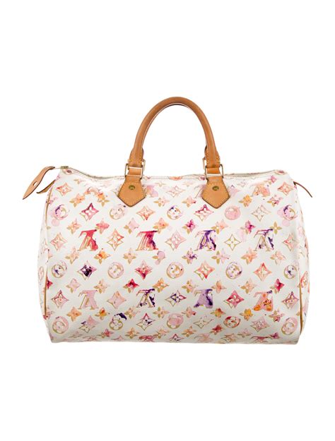 lv watercolor speedy|louis vuitton aquarelle speedy 35 review.